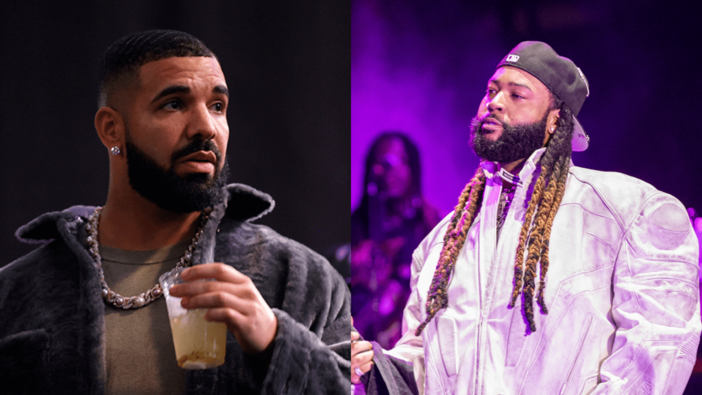 Drake og partynextdoor redigeret i samme foto