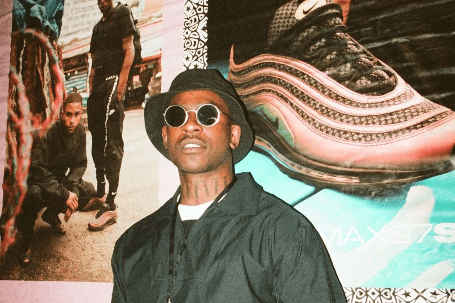 Skepta med solbriller på