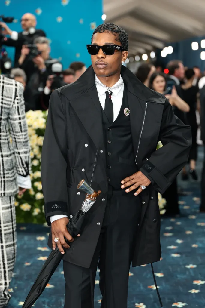Asap Rocky på røde løber